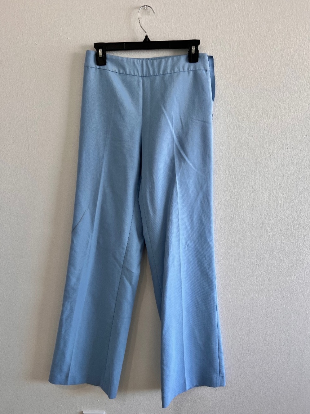 Zara Light Blue High Waisted Wide Leg Trousers